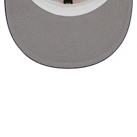 Men's New Era Cream/Purple Phoenix Suns Piping 2-Tone 59FIFTY Fitted Hat