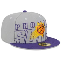 Men's New Era  Gray/Purple Phoenix Suns 2023 NBA Draft Two-Tone 59FIFTY Fitted Hat
