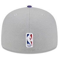 Men's New Era  Gray/Purple Phoenix Suns 2023 NBA Draft Two-Tone 59FIFTY Fitted Hat