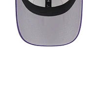 Men's New Era Khaki/Purple Phoenix Suns Throwback Patch Trucker 9FORTY Adjustable Hat