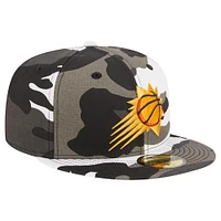 Men's New Era Phoenix Suns Snow Camo 59FIFTY Fitted Hat
