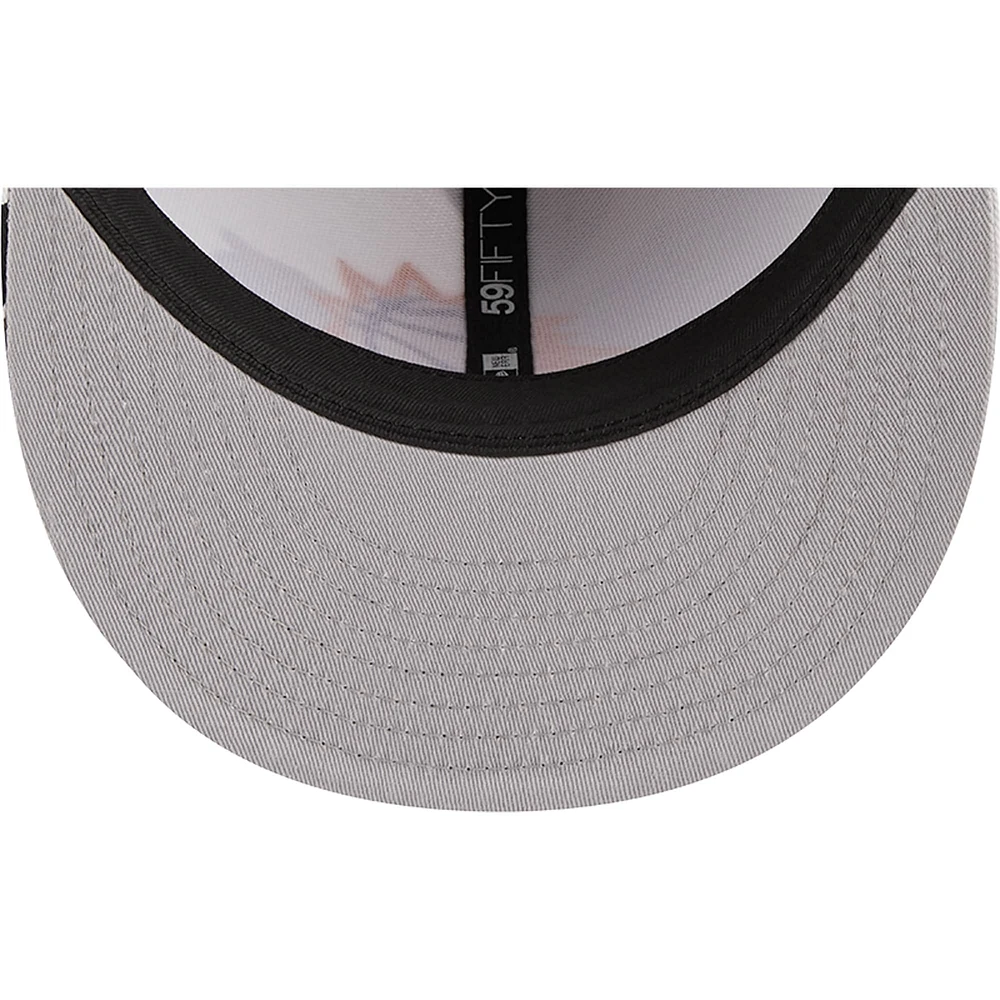 Men's New Era Phoenix Suns Snow Camo 59FIFTY Fitted Hat