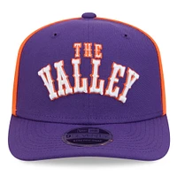 Men's New Era  Purple Phoenix Suns 2024/25 City Edition 9SEVENTY Stretch-Snap Hat