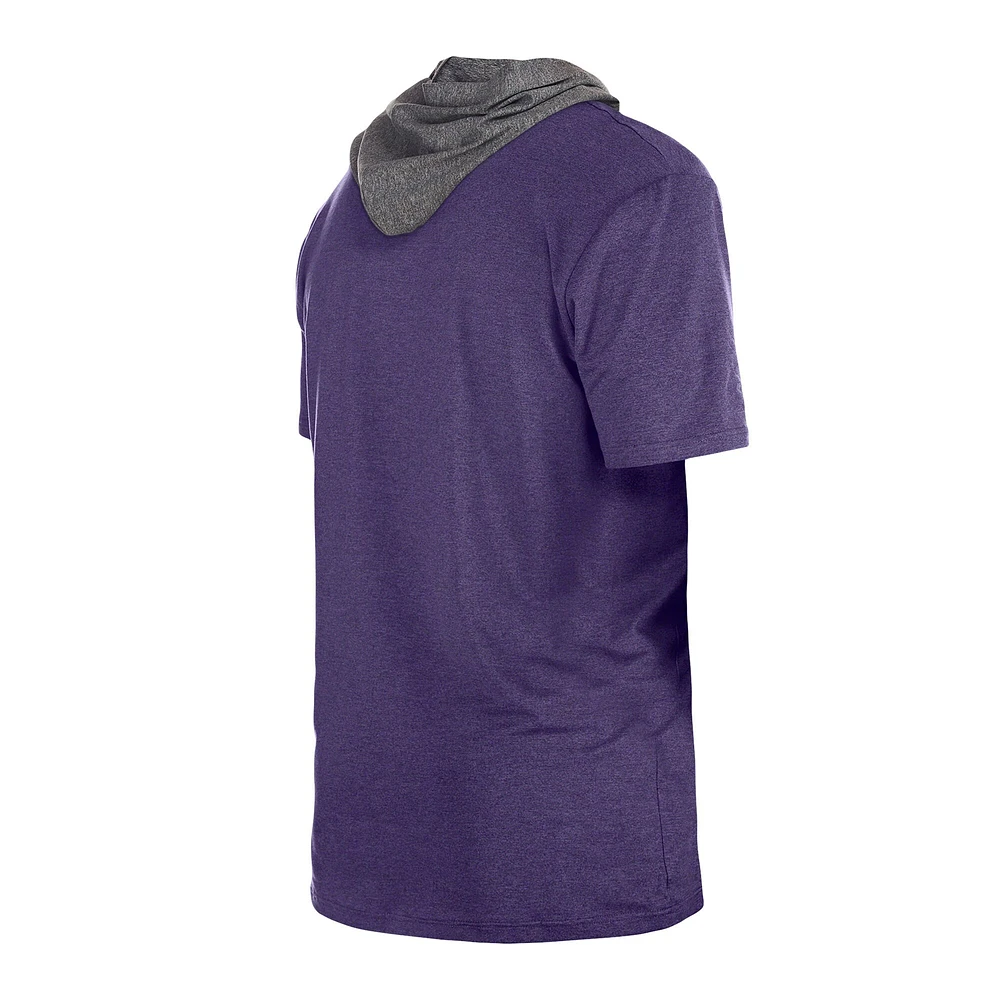 Men's New Era Purple Phoenix Suns Active Hoodie T-Shirt