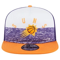 Men's New Era Purple Phoenix Suns Arch A-Frame Trucker 9FIFTY Snapback Hat