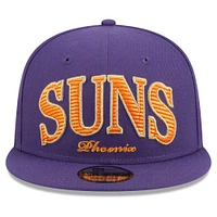 Men's New Era Purple Phoenix Suns Golden Tall Text 9FIFTY Snapback Hat