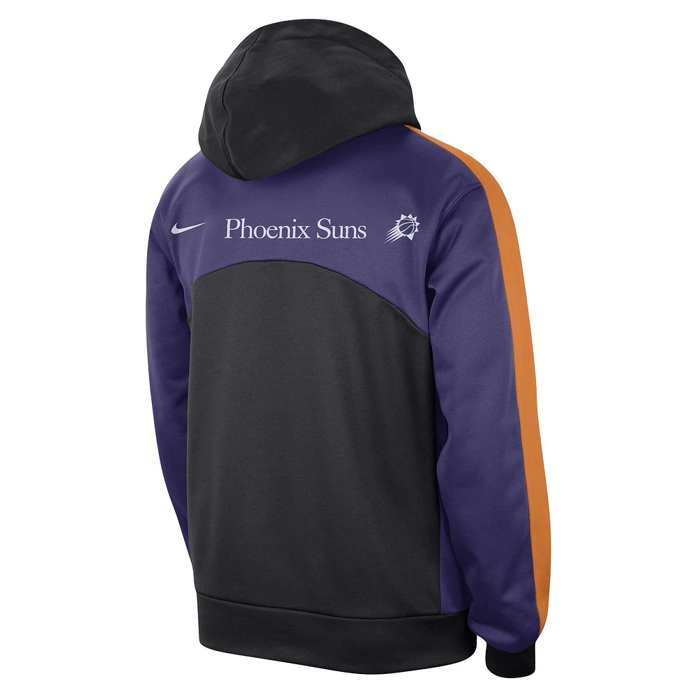 Men's Nike Black/Purple Phoenix Suns Authentic Starting Five Force Performance Pullover Hoodie