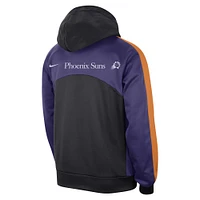 Men's Nike Black/Purple Phoenix Suns Authentic Starting Five Force Performance Pullover Hoodie