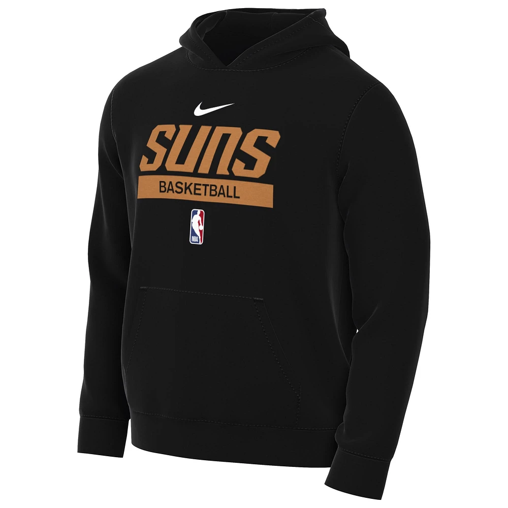 Men's Nike Black Phoenix Suns 2022/23 Spotlight On-Court Practice Performance Pullover Hoodie
