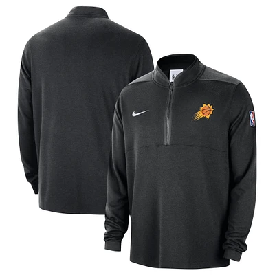 Haut Nike Courtside Performance à demi-zip pour homme Phoenix Suns 2024/25 noir