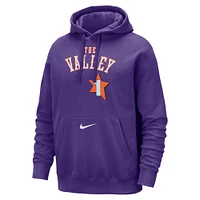 Men's Nike Devin Booker Purple Phoenix Suns 2024/25 City Edition Name & Number Pullover Hoodie