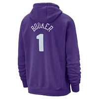 Men's Nike Devin Booker Purple Phoenix Suns 2024/25 City Edition Name & Number Pullover Hoodie