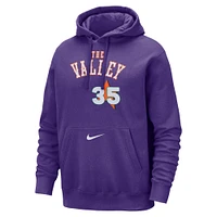 Men's Nike Kevin Durant Purple Phoenix Suns 2024/25 City Edition Name & Number Pullover Hoodie
