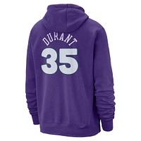 Men's Nike Kevin Durant Purple Phoenix Suns 2024/25 City Edition Name & Number Pullover Hoodie