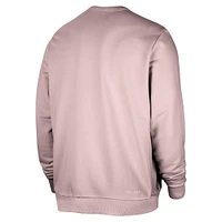 Men's Nike Purple Phoenix Suns Courtside Standard Issue Performance Pullover Sweatshirt