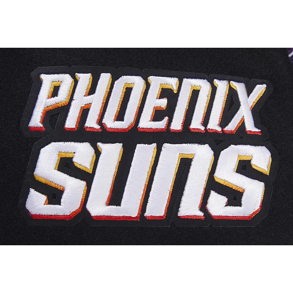 Men's Pro Standard Black Phoenix Suns 2023/24 City Edition Full-Zip Varsity Jacket