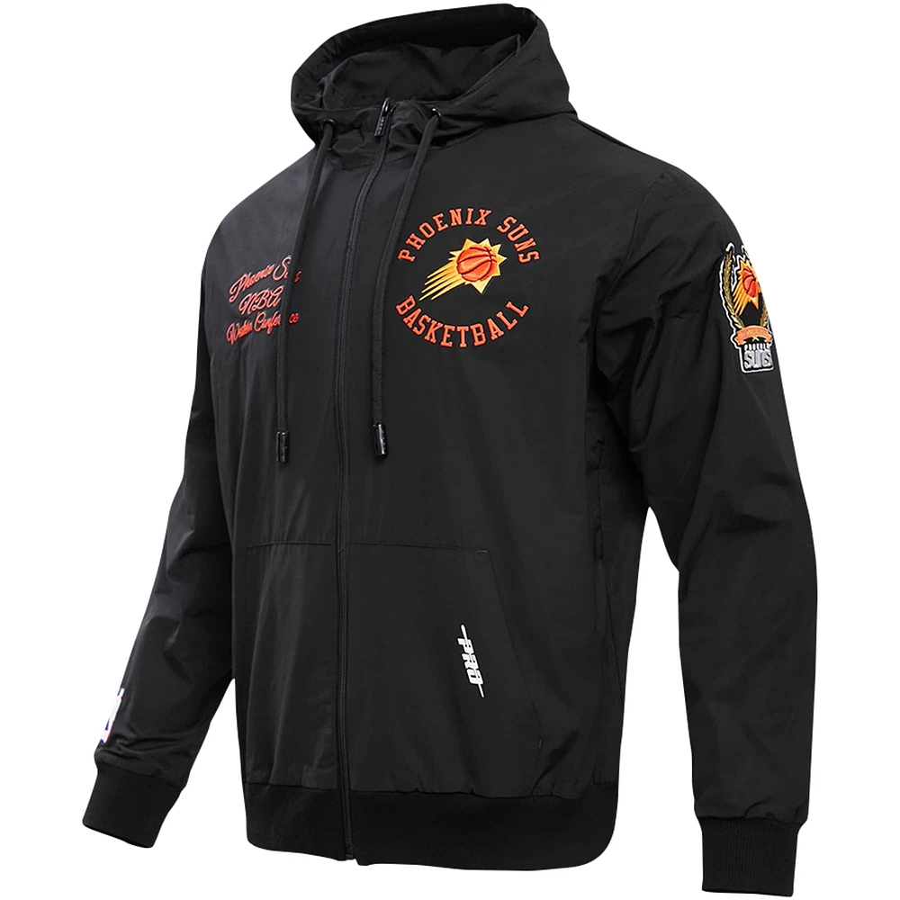 Men's Pro Standard Black Phoenix Suns Hybrid Full-Zip Hoodie