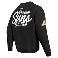 Men's Pro Standard Black Phoenix Suns Paint the City Drop Shoulder Sweatshirt