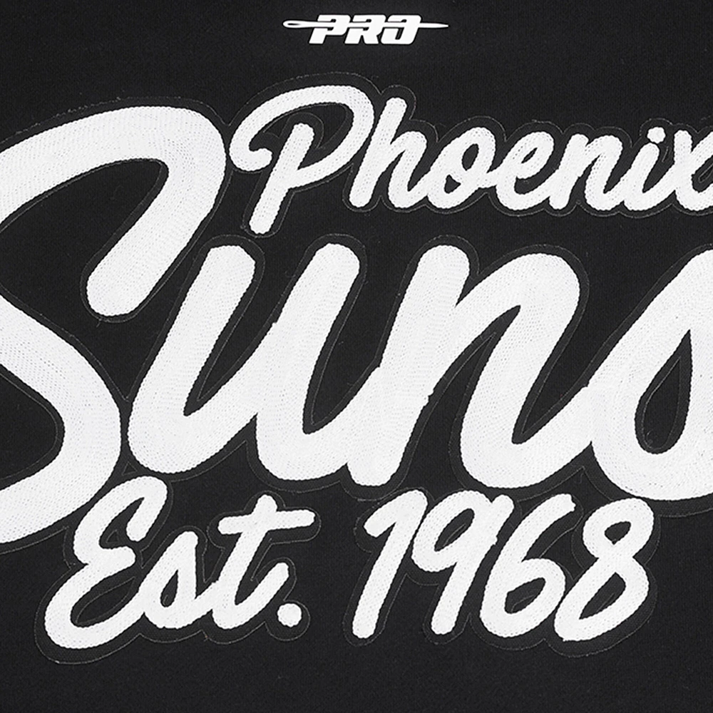 Men's Pro Standard Black Phoenix Suns Paint the City Drop Shoulder Sweatshirt