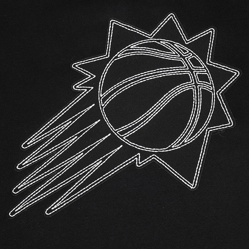 Men's Pro Standard Black Phoenix Suns Paint the City Drop Shoulder Sweatshirt