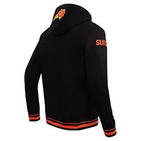 Men's Pro Standard Black Phoenix Suns Script Tail Pullover Hoodie