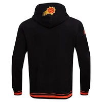 Men's Pro Standard Black Phoenix Suns Script Tail Pullover Hoodie