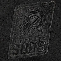 Men's Pro Standard Devin Booker Black Phoenix Suns Triple Tonal Mesh Button-Up Top