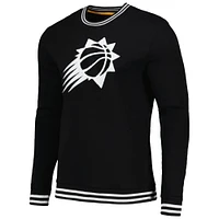 Men's Stadium Essentials Black Phoenix Suns Club Level Pullover Sweatshirt