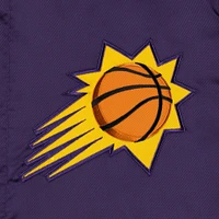 Men's Starter Purple Phoenix Suns Force Play Satin Full-Snap Varsity Jacket
