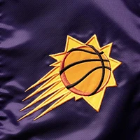 Men's Starter Purple Phoenix Suns The Captain II Full-Zip Varsity Jacket