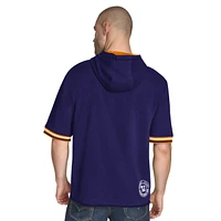 Men's Tommy Jeans Purple Phoenix Suns Paul French Terry Short Sleeve Pullover Hoodie