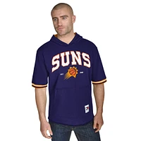 Men's Tommy Jeans Purple Phoenix Suns Paul French Terry Short Sleeve Pullover Hoodie