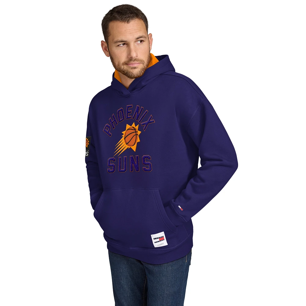 Sweat à capuche Tommy Jeans violet Phoenix Suns Sebastian pour homme