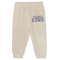 Toddler Mitchell & Ness  Cream Phoenix Suns Hang Time Oversized Pullover Hoodie Pants Set