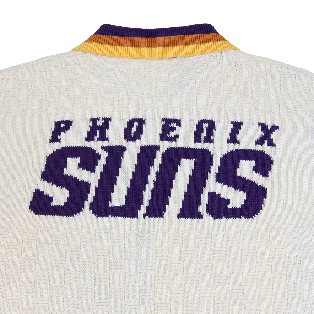 T-shirt unisexe en tricot crème Phoenix Suns Solar Flare d'Authmade