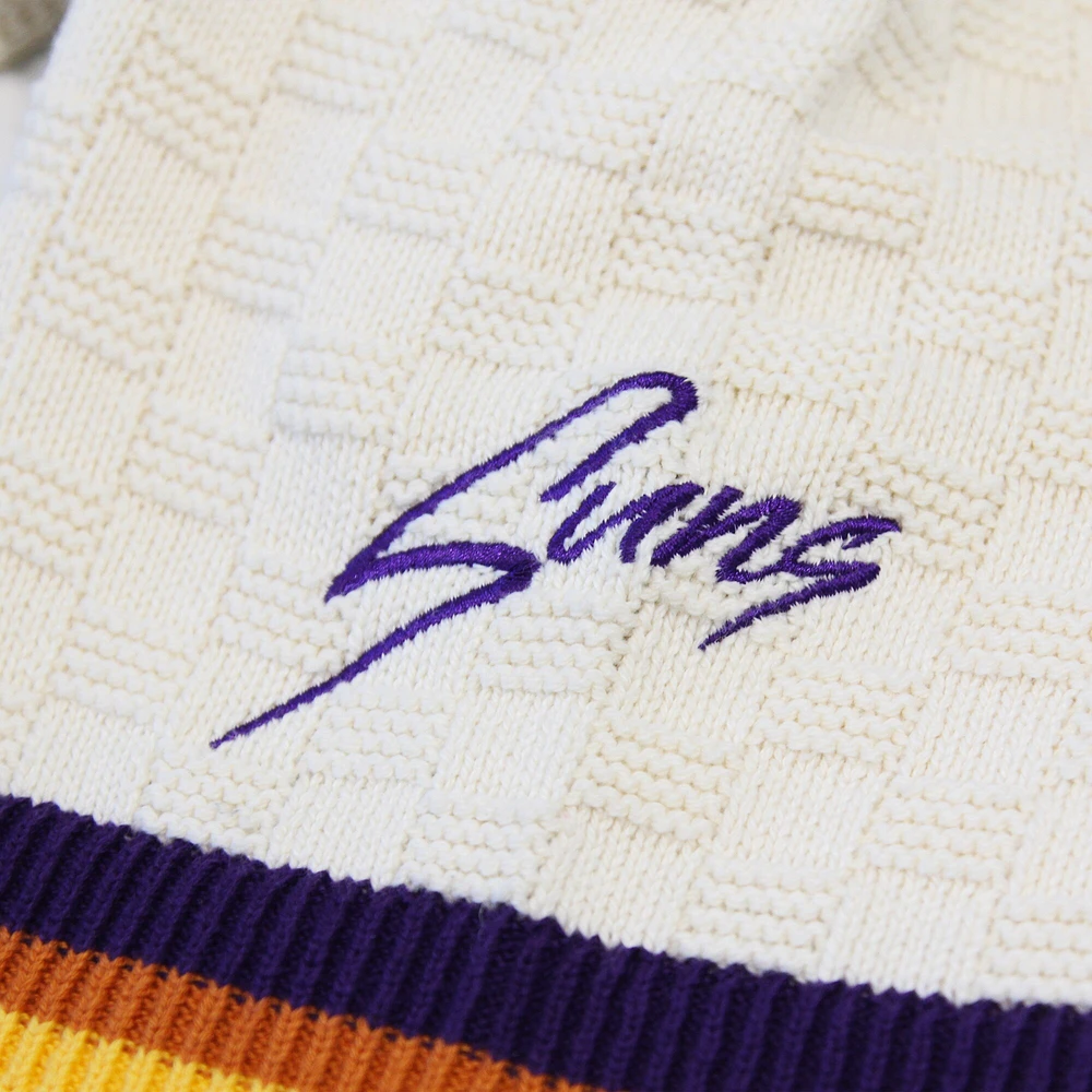 T-shirt unisexe en tricot crème Phoenix Suns Solar Flare d'Authmade