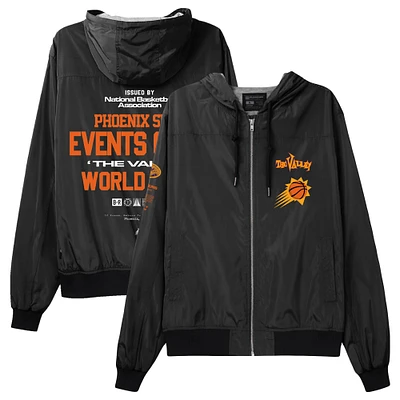 Veste à capuche unisexe Bleacher Report x Mitchell & Ness Black Golden State Warriors Backstage Crew