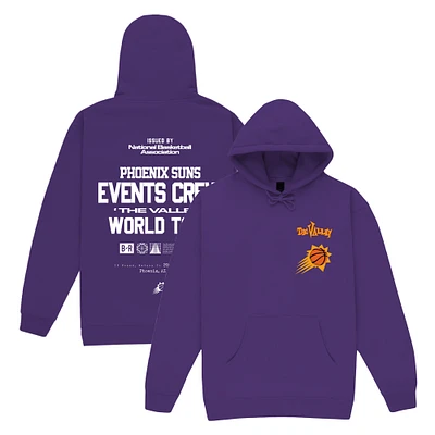 Sweat à capuche unisexe Bleacher Report x Mitchell & Ness Purple Phoenix Suns Backstage Crew