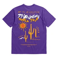 Unisex Bleacher Report x Mitchell & Ness Purple Phoenix Suns World Tour T-Shirt
