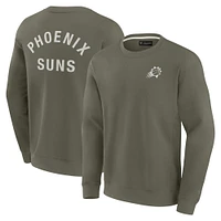 Unisex Fanatics Olive Phoenix Suns Elements Super Soft Fleece Pullover Sweatshirt