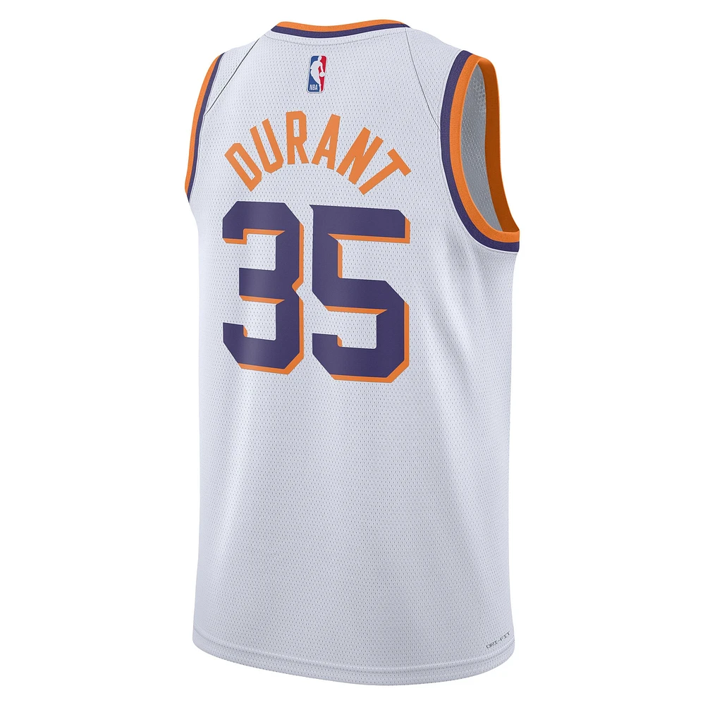 Maillot Nike Kevin Durant Swingman Phoenix Suns blanc unisexe - Édition Association