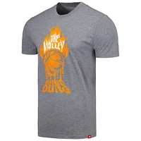 Unisex Sportiqe Gray Phoenix Suns The Valley Tri-Blend Comfy T-Shirt