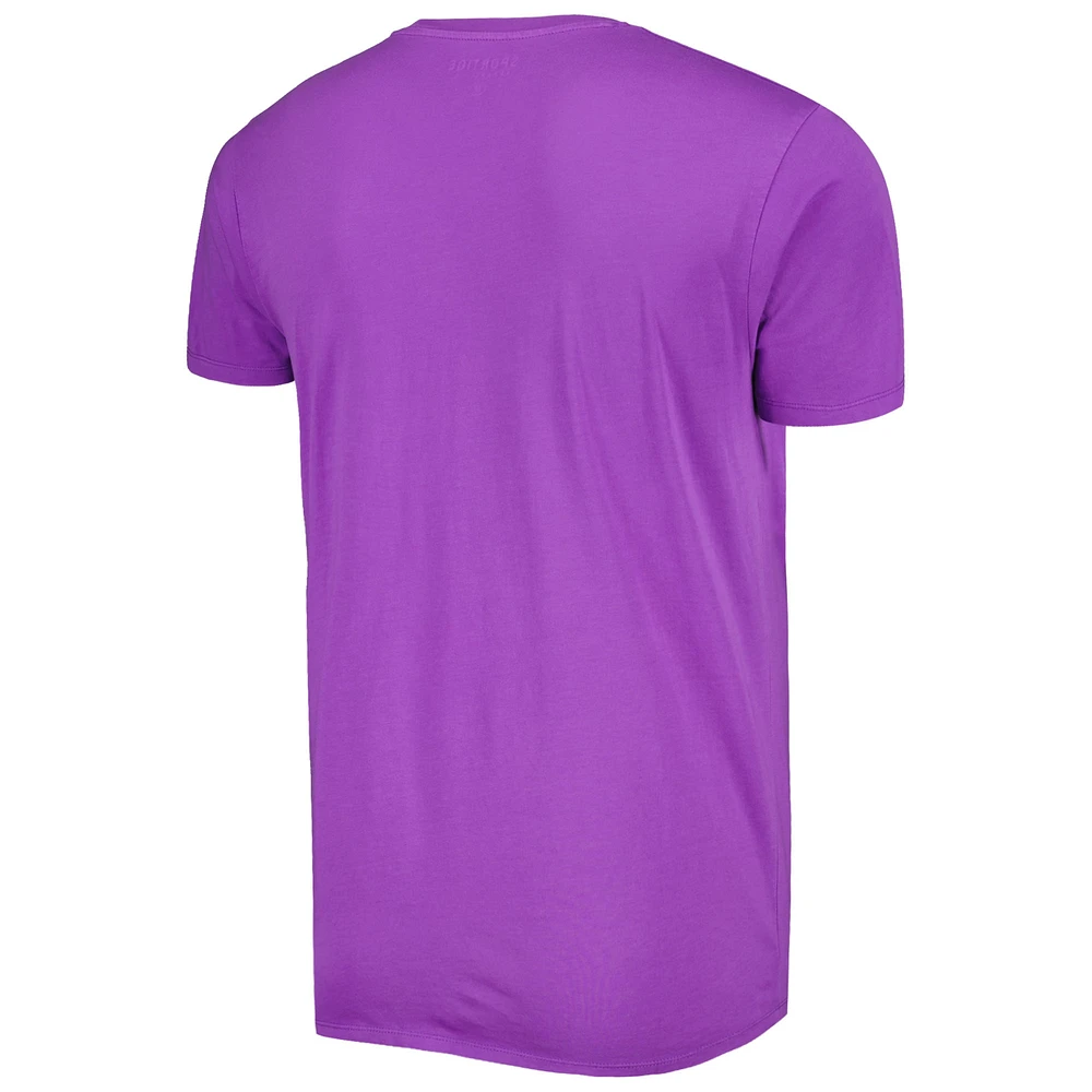 Unisex Sportiqe Purple Phoenix Suns Hardwood Classics Bingham Elevated T-Shirt
