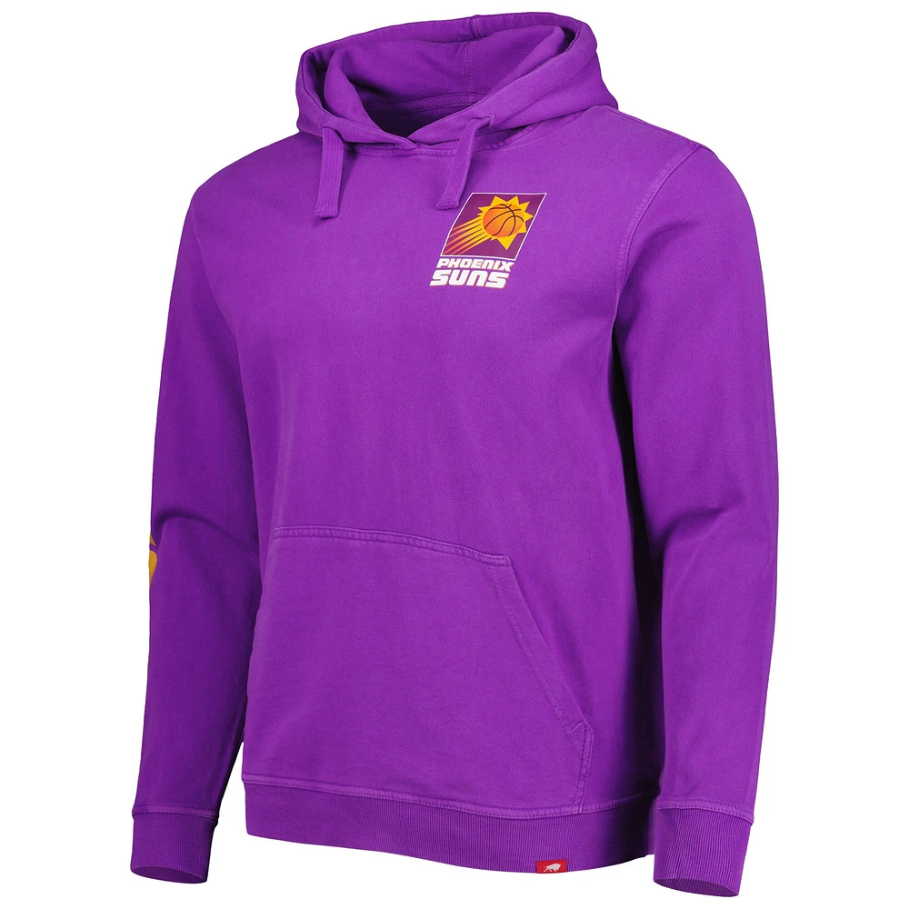 Unisex Sportiqe Purple Phoenix Suns Hardwood Classics Blake Elevated Pullover Hoodie