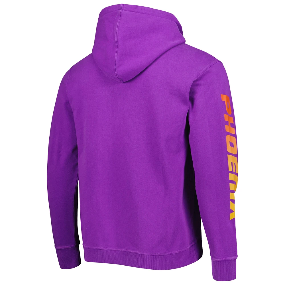 Unisex Sportiqe Purple Phoenix Suns Hardwood Classics Blake Elevated Pullover Hoodie