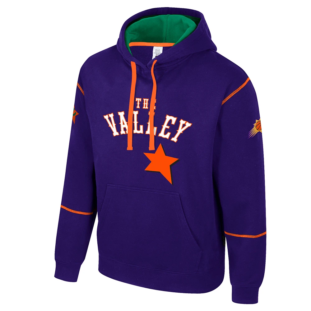 Unisex Stadium Essentials Purple Phoenix Suns 2024/25 City Edition Monument Pullover Hoodie