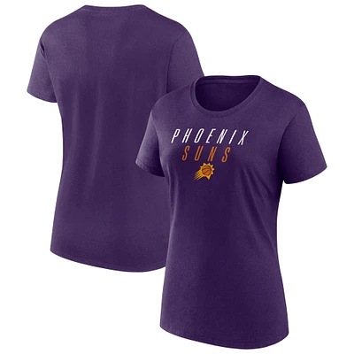 T-shirt violet Fanatics Phoenix Suns pour femme