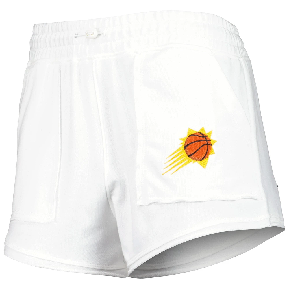 Women's Concepts Sport  White Phoenix Suns Sunray Shorts