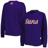 Sweat-shirt raglan DKNY Sport Phoenix Suns Regina violet pour femme