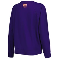 Sweat-shirt raglan DKNY Sport Phoenix Suns Regina violet pour femme